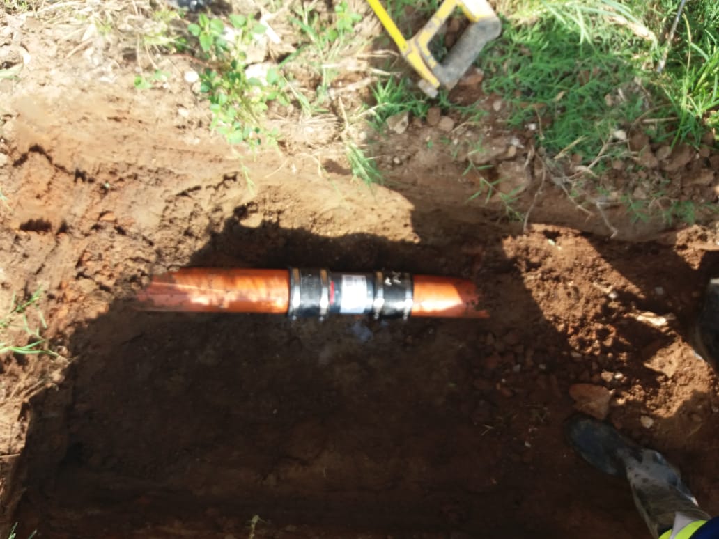 Válvula WaStop de 100 milímetros instalada em São José dos Campos para a Sabesp